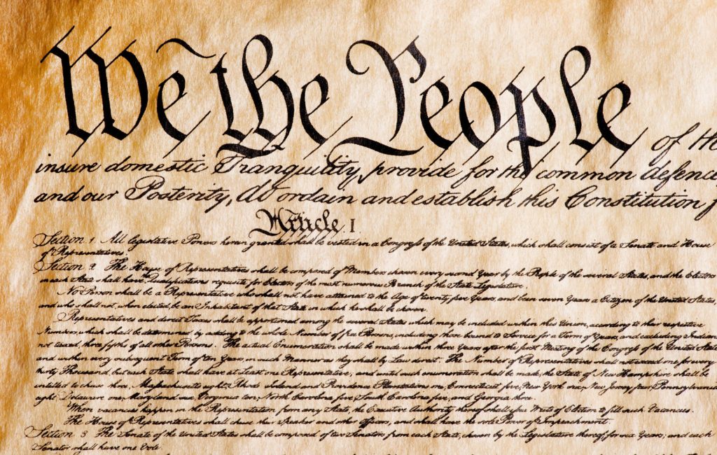 The U.S. Constitution | Wilton H. Strickland, PLLC